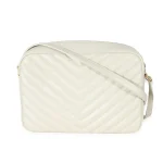 Saint Laurent Crema Soft Chevron Quilted Leather Lou Camera Bag - Image 5