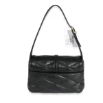 Saint Laurent Black Quilted Lambskin Le 57 Hobo - Image 5