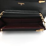 Caviar Quilted Wallet On Chain WOC Black - Image 8