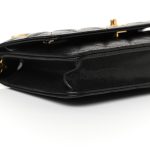 Caviar Quilted Twist Your Buttons Wallet On Chain WOC Black - Image 10