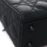 Ultra Matte Calfskin Cannage Small My ABC Lady  Black - Image 4