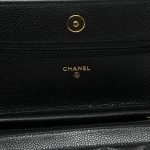 Caviar Quilted Wallet On Chain WOC Black - Image 9