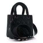 Ultra Matte Calfskin Cannage Small My ABC Lady  Black - Image 2