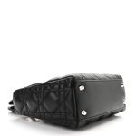 Lambskin Cannage Mini Lady  Black（6.5 x 6 x 3 in） - Image 4