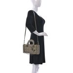 Lambskin Cannage Medium Lady D-Joy Sand - Image 2