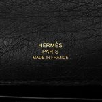 Ostrich Kelly Pochette Black - Image 7