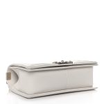 White / Nude Quilted Caviar Medium - Image 4