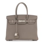 Togo BIRKIN 30 Gris Asphalte