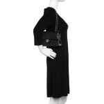 Lambskin Quilted Small Double Flap Black - Image 2