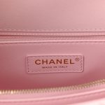 Caviar Quilted Small Coco Handle Flap Light Pink - Image 8