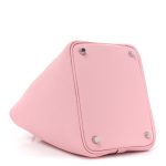 Taurillon Clemence Picotin Lock 18 PM Rose Sakura - Image 4