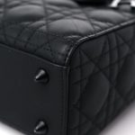 Ultra Matte Calfskin Cannage Small My ABC Lady  Black - Image 7