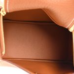 Taurillon Clemence Mini Lindy 20 Gold - Image 6