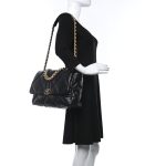 Lambskin Quilted Maxi Chanel 19 Flap Black - Image 2