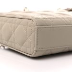 Lambskin Cannage Medium Lady D-Joy Sand - Image 4