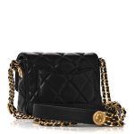 CHANEL Caviar Quilted Mini Twist Your Buttons Flap Black - Image 2