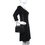 Caviar Quilted New Medium Boy Flap Black-gold buckle - Image 2