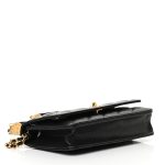 Caviar Quilted Twist Your Buttons Wallet On Chain WOC Black - Image 4