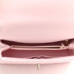 Caviar Quilted Small Coco Handle Flap Light Pink - Image 9