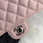 Chanel Caviar Calfskin Classic Flap Bag-Pink - Image 5