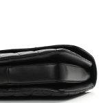 Lambskin Quilted Small Trendy CC Dual Handle Flap Bag Black - Image 9