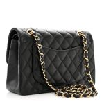 Lambskin Quilted Small Double Flap Black - Image 3
