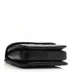 Lambskin Quilted Small Trendy CC Dual Handle Flap Bag Black - Image 10