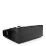 Ostrich Kelly Pochette Black - Image 4