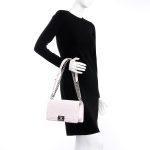 White / Nude Quilted Caviar Medium - Image 2