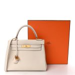 Togo Kelly Retourne 28 Craie - Image 7