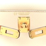 Epsom Horseshoe Mini Kelly Sellier 20 Craie Gold - Image 5