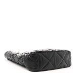 Lambskin Quilted Chanel 19 Shopping Bag Black - Image 9