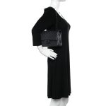 Lambskin Quilted Medium Double Flap So Black - Image 2