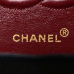 Lambskin Quilted Medium Double Flap Black - Image 7