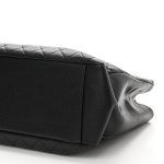 Caviar Quilted Grand Shopping Tote GST Black - Gold chain - Image 9