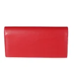 Saint Laurent Red Smooth Calfskin Cassandre Clutch - Image 3