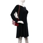 Caviar Quilted Jumbo Double Flap Red - Image 2