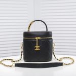 Chanel limited edition small bucket bag - black