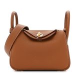 Taurillon Clemence Mini Lindy 20 Gold