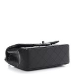 Lambskin Quilted Mini Rectangular Flap So Black - Image 4