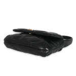 Saint Laurent Black Quilted Lambskin Le 57 Hobo - Image 6