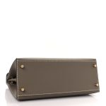 Epsom Kelly Sellier 28 Etoupe (Golden Lock) - Image 4