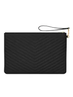 Monogram Document Holder in Matelasse Leather - Image 4