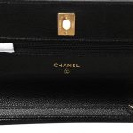 Caviar Quilted Twist Your Buttons Wallet On Chain WOC Black - Image 7