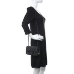 Lambskin Quilted Mini Rectangular Flap So Black - Image 2