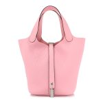 Taurillon Clemence Picotin Lock 18 PM Rose Sakura