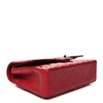 Caviar Quilted Medium Double Flap Red - Image 3