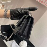 Chanel Enamel Handle Clutch with Chain in Grained Calfskin - Image 6