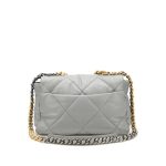 Lambskin Quilted Medium Chanel 19 Flap Dark Grey - Image 3