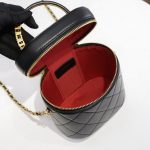 Chanel limited edition small bucket bag - black - Image 5
